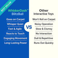 WhiskerDash™ BlitzBall - Juniper Paws