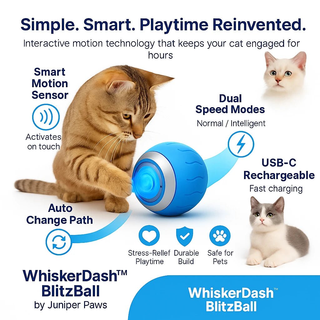 WhiskerDash™ BlitzBall - Juniper Paws